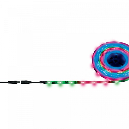 Лента светодиод. UNIEL ULS-F20-5050-30LED/m-10mm-IP65-DC12V-7.2W/m-5M-RGB SMART 01860