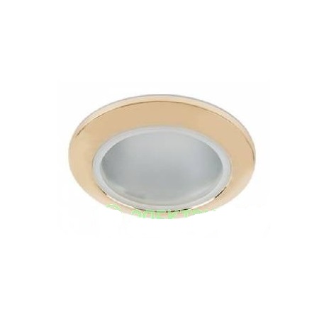 Светильник встр. Ecola DL80 MR16 GU5.3 IP65 Золото 32x93 FG1680EFY 556507