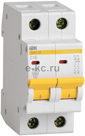 Авт. выкл. ИЭК ВА 47-29 10А/2П хар-ка С