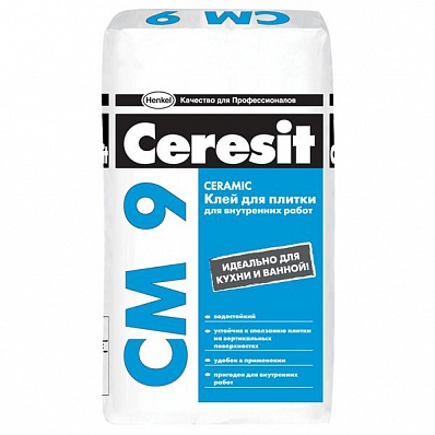 Клей CERESIT для плитки СМ9 25кг