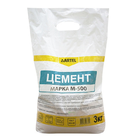 Цемент М-500 3кг (Артель)