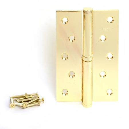 Петля Апекс 120*80-B-Steel-G L зол лев 1подш (уп.2шт)