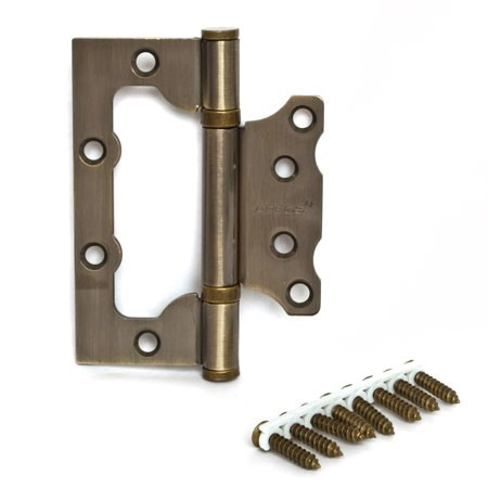 Петля Апекс 100*75-B2-Steel-АВ бронза (уп.2шт)