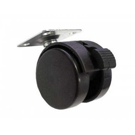 Колесо мебельное поворотное тормозом d-50 6004050 