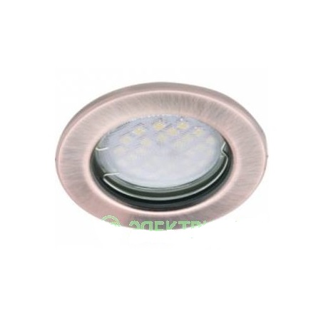 Светильник встр. Ecola DL90 MR16 GU5.3 плоский Черненая Медь 30x80 FA1611EFY 485305