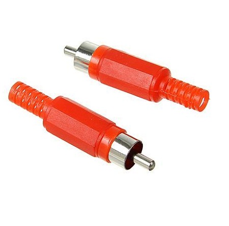 Штекер PROCONNECT RCA красный (2 шт в уп.) 14-0403-8