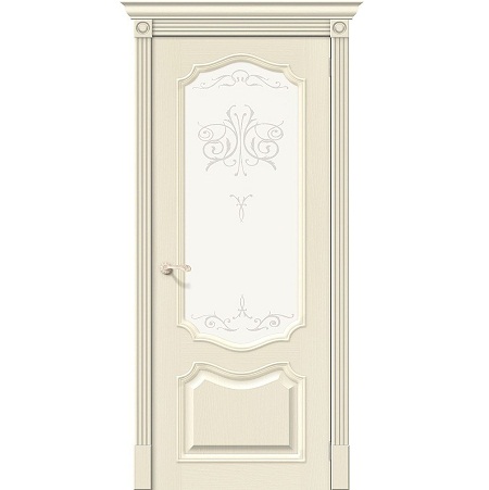 Дверь Ш ВУД КЛАССИК-53 ivory white 200*70 Браво
