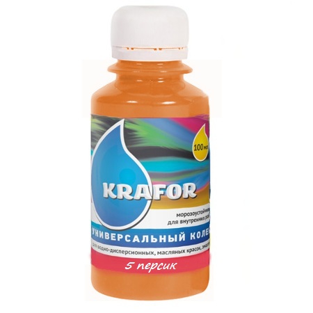 Колер KRAFOR универсальный №5 персик 100мл