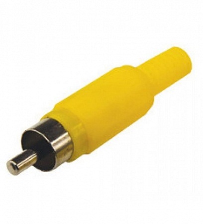 Штекер PROCONNECT RCA желтый (2 шт в уп.) 14-0402-8