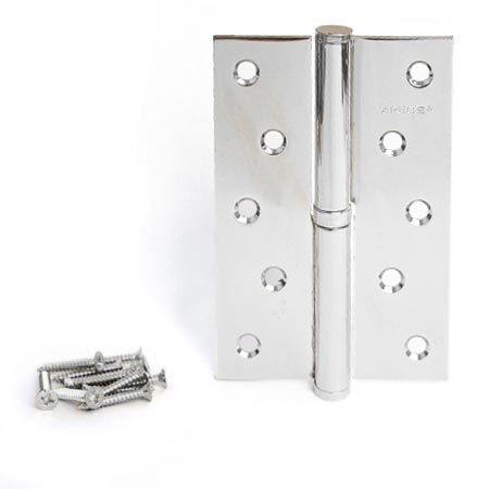 Петля Апекс 120*80-B-Steel-CR L хром лев 1подш (уп.2шт)
