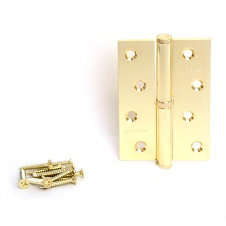 Петля Апекс 100*70-B-Steel-G L зол лев 1подш (уп.2шт)