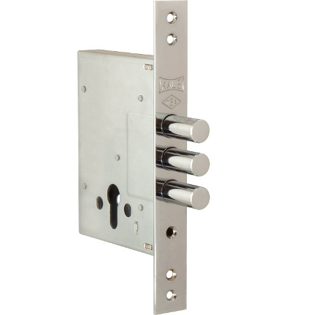 Корпус замка врезного цилиндрового 257 w/b (никель) ТЕХ. КОМПЛЕКТАЦИЯ