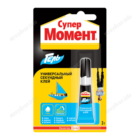 Клей МОМЕНТ супер ГЕЛЬ 3 г. 622917 / 10451