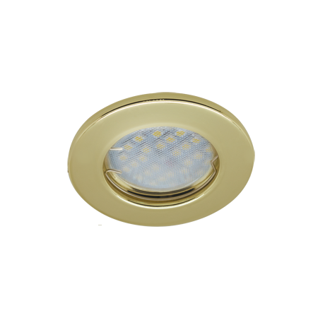 Светильник встр. Ecola DL90 MR16 GU5.3 плоский Золото 30x80 FG1611EFY 485301