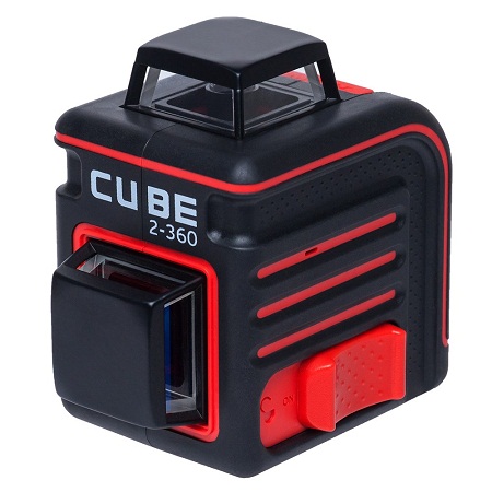 Построитель лазерных плоскостей ADA Cube 2-360 Basic Edition (2 луча, красный, 360°) IP54, А00447