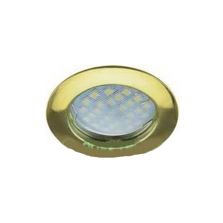 Светильник встр. Ecola DL100 MR16 GU5.3 литой Золото 24x75 FG1601EFF 495935