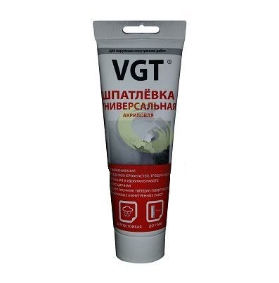 Шпатлевка ВГТ  универсальная влагостойкая 0,33 кг (туба)