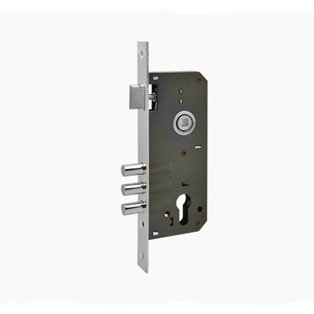 Корпус замка КЗВР-101 (85мм) хром 5274