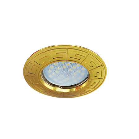 Светильник встр. Ecola DL110A MR16 GU5.3 литой Антик Золото FL1602EFF 556826