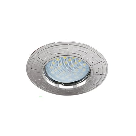 Светильник встр. Ecola DL110A MR16 GU5.3 литой Антик Хром FX1602EFF 556825