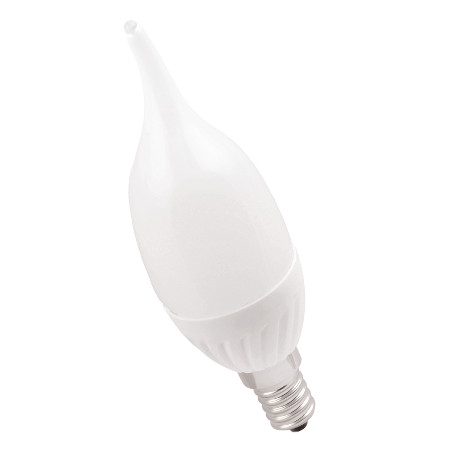 Лампа IEK светодиодная LED 5вт LLE-CB35-5-230-40-Е14 белый свет матовая свеча на ветру ECO