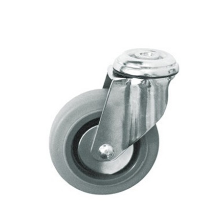 Опора колесная поворотная с тормозом С-1702-MTB-075 F04 (SCgb 93)