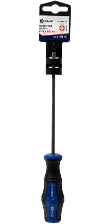 Отвертка КОБАЛЬТ PH-1x150мм Ultra Grip CR-V двухкомпонентная рукоятка 646-348