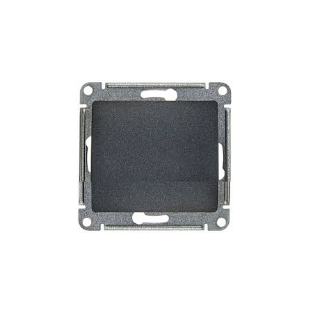 Выкл. Schneider GLOSSA СУ 1 кл. антрацит (пласт. осн.) GSL000711