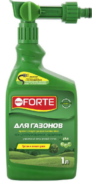 БФ ОГ Удобрение ЭЖЕКТОР для газонов, фл. 1 л