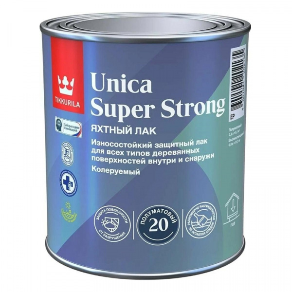 Unica Super Strong 20 (Уника Супер Стронг 20), база EP, бесцветный, 2,7 л