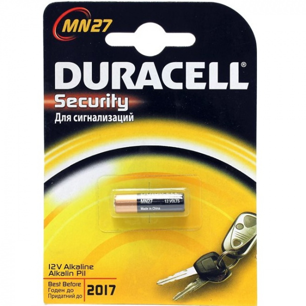 Эл-т пит. Duracell MN 27 12V  для автосигн. (1шт.)