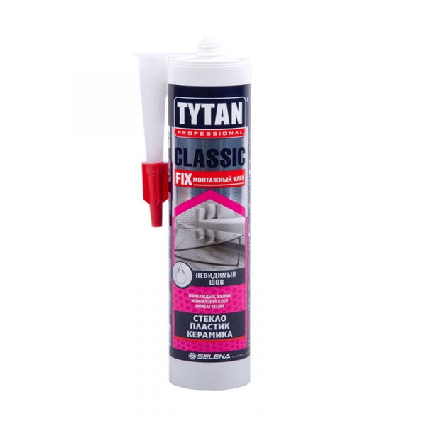 Клей монтажный Tytan Professional Classic Fix, 310 мл, прозрачный