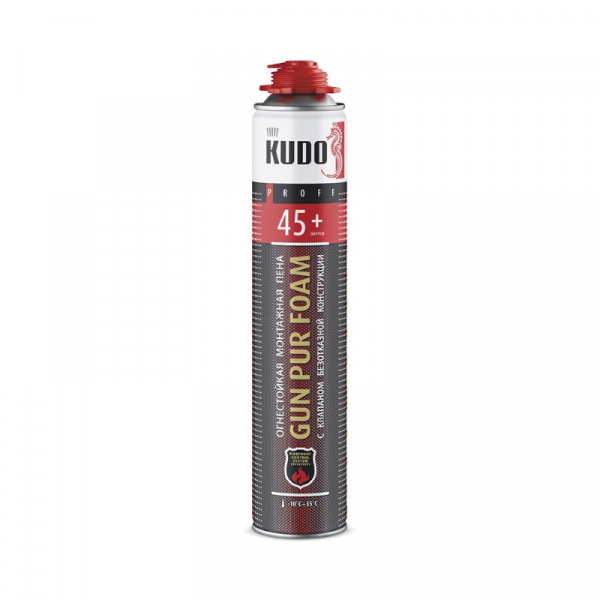 Пена монтажная профессиональная огнестойкая Kudo Fire Proof 45+